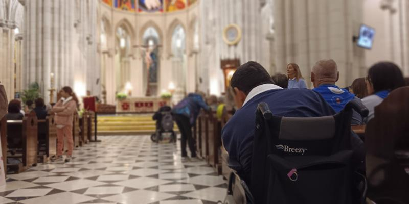 El obispo auxiliar Vicente Martín, en la Misa jubilar de las personas con discapacidad: «Os necesitamos para ser testigos del Resucitado»