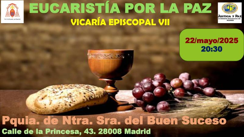 La parroquia Nuestra Señora del Buen Suceso acoge la Eucaristía por la Paz del mes de mayo