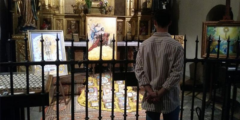 El busto reconstruido de san Isidro, al alcance del público en la gran exposición conmemorativa del año jubilar