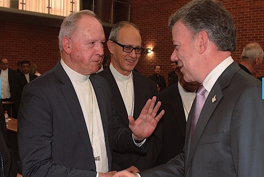 Colombia: el Presidente Santos pide a los obispos su apoyo al proceso de paz