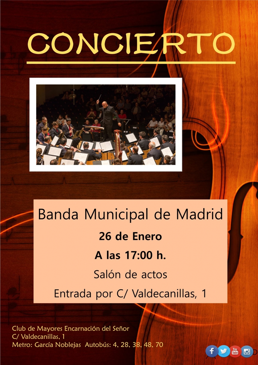 La Banda Municipal de Madrid ofrece un concierto en Encarnaci&oacute;n del Se&ntilde;or