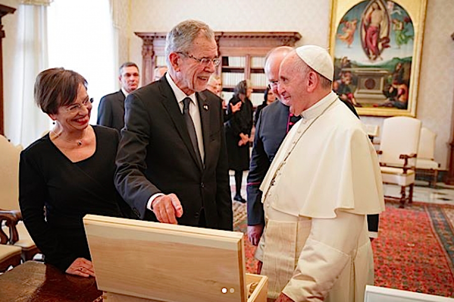 Austria: El Papa ha recibido al presidente Alexander Van der Bellen