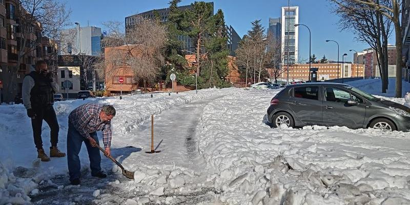 Nuestra Señora del Espino: abriendo caminos... en medio de la nevada