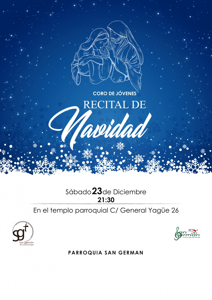 El coro de j&oacute;venes de San Germ&aacute;n ofrece un recital de Navidad