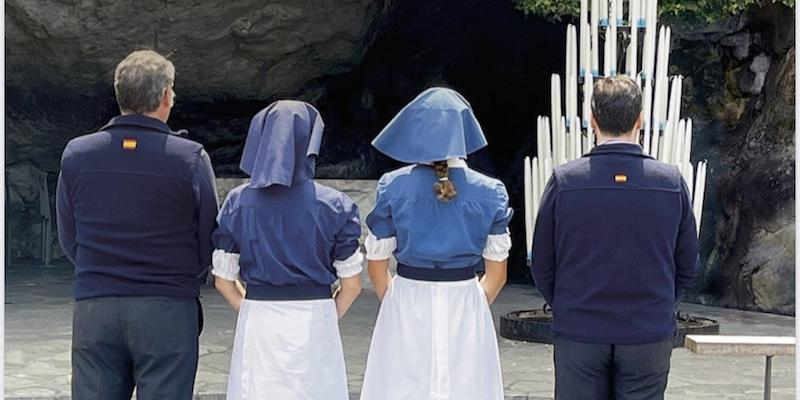 La Hospitalidad Nuestra Señora de Lourdes comienza su 101 peregrinación al santuario mariano