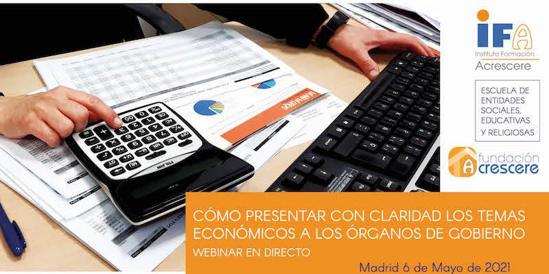 Fundaci&oacute;n Acrescere organiza un webinar en directo sobre econom&iacute;a