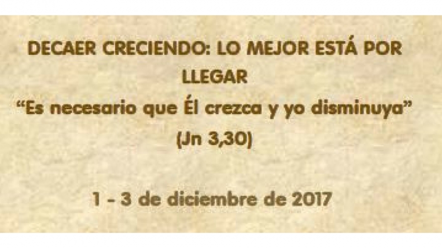 Abierto el plazo de inscripci&oacute;n para la segunda edici&oacute;n de las jornadas Decaer creciendo, del 1 al 3 de diciembre