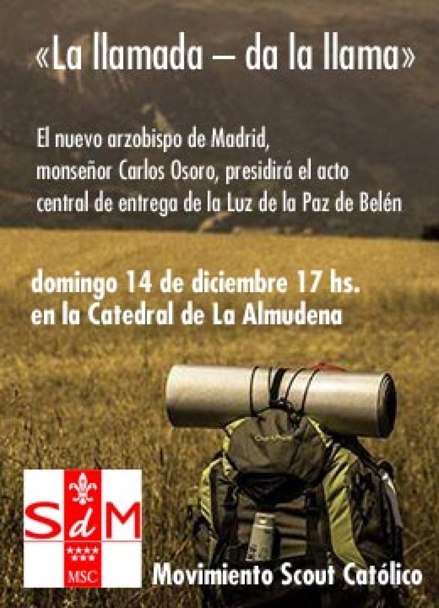 La Catedral de la Almudena acogerá una Misa con miles de Scouts presidida por Mons. Carlos Osoro