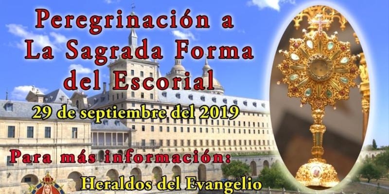 Los Heraldos del Evangelio organizan una peregrinación para venerar la Sagrada Forma de San Lorenzo de El Escorial