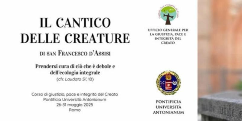 La Comisión Diocesana de Ecología Integral participa en Roma en las jornadas de formación sobre «El Cántico de las Criaturas de San Francisco de Asís: cuidar lo que es débil y la ecología integral»