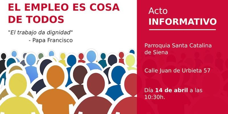 Las C&aacute;ritas de las vicar&iacute;as I y III presentan la campa&ntilde;a 'El empleo es cosa de todos'