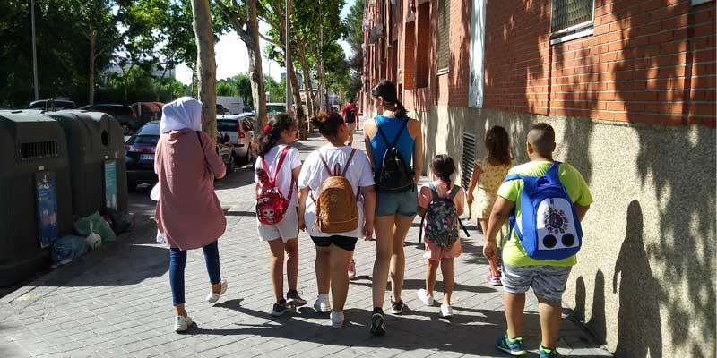 Los ni&ntilde;os de C&aacute;ritas Diocesana de Madrid ya disfrutan de sus campamentos de verano: &laquo;Si no estamos aqu&iacute;, nadie est&aacute;&raquo;