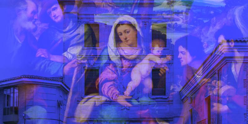 Iglesias de Madrid acogerán la proyección de belenes en sus fachadas durante la Navidad