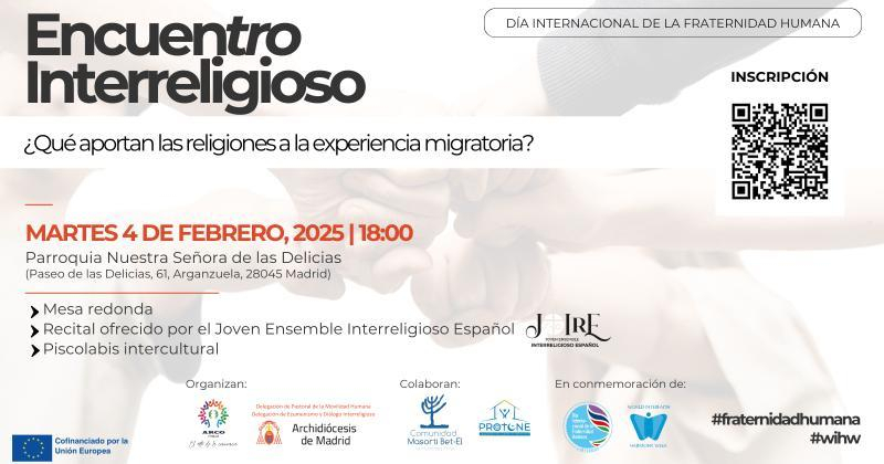Aitor de la Morena, delegado episcopal de Ecumenismo y Diálogo Interreligioso: «La religión puede aportar mucho a la experiencia de un migrante»
