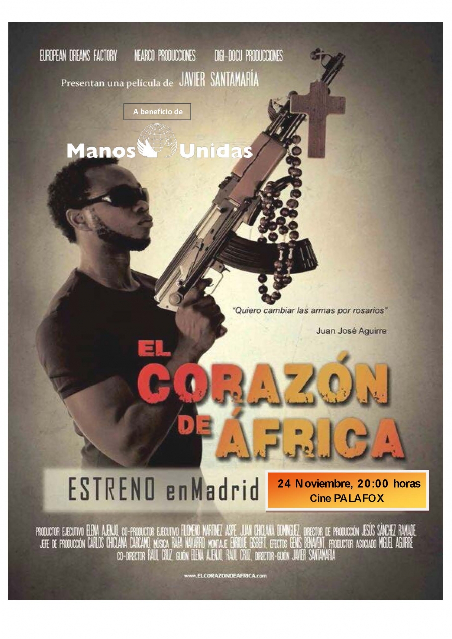 Proyecci&oacute;n de la pel&iacute;cula 'El Coraz&oacute;n de &Aacute;frica' a beneficio de Manos Unidas