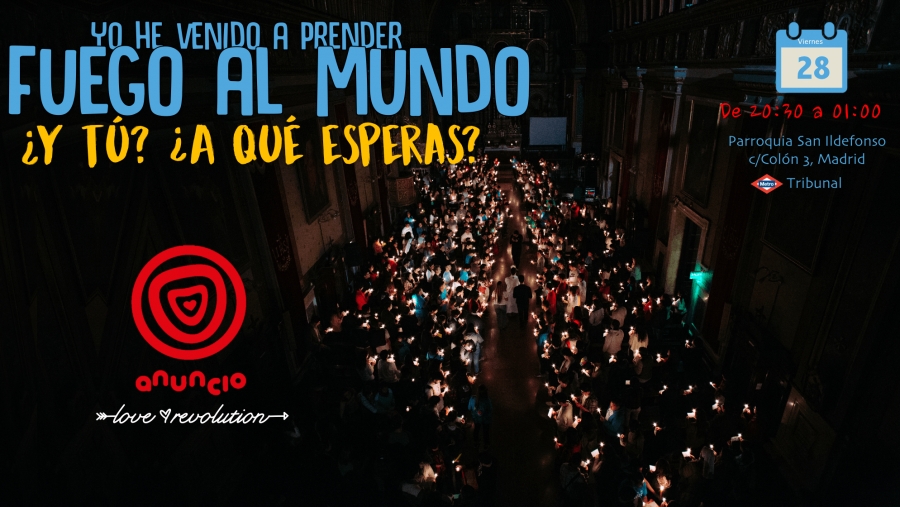 La iglesia de San Ildefonso y Santos Justo y Pastor ofrece la evangelizaci&oacute;n de j&oacute;venes Anuncio