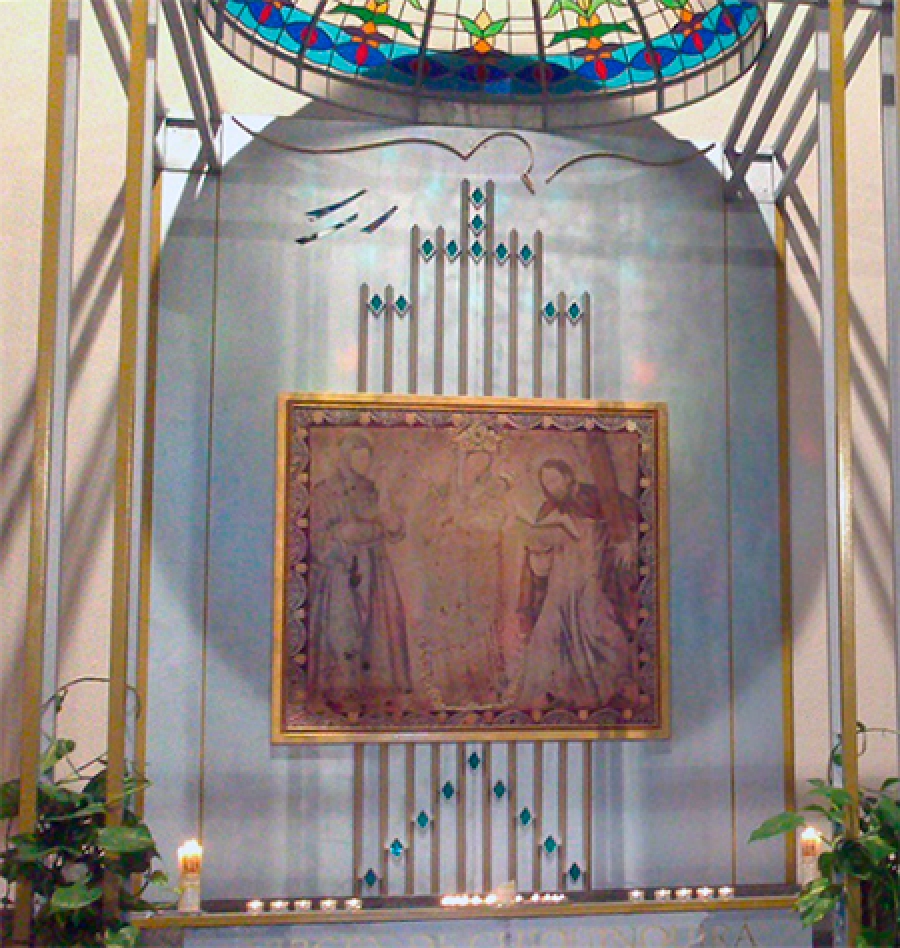 La bas&iacute;lica Hispanoamericana celebra el 2&ordm; aniversario de la entronizaci&oacute;n de la patrona de Colombia