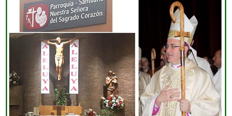 Monse&ntilde;or Santos Montoya preside la fiesta patronal de Nuestra Se&ntilde;ora del Sagrado Coraz&oacute;n