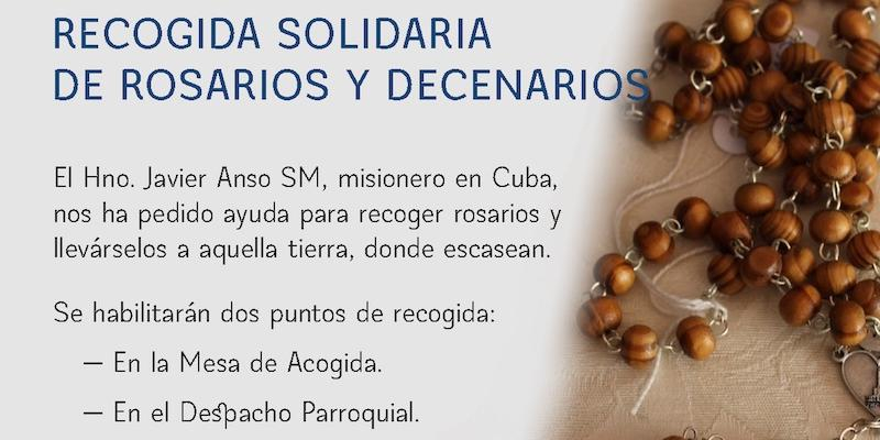 La Congregación de Caballeros y Damas de Nuestra Señora del Pilar lanza una recogida solidaria de rosarios para Cuba