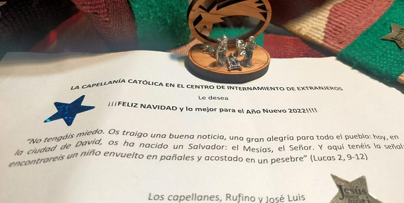 Navidad en el CIE de Aluche: «Allí estaban José, María y Jesús porque no había sitio en la posada»