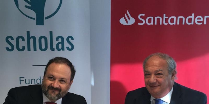 Scholas Occurrentes y Banco Santander inician la campa&ntilde;a 'Redondeo Digital Solidario' para detener el bullying y el suicidio juvenil