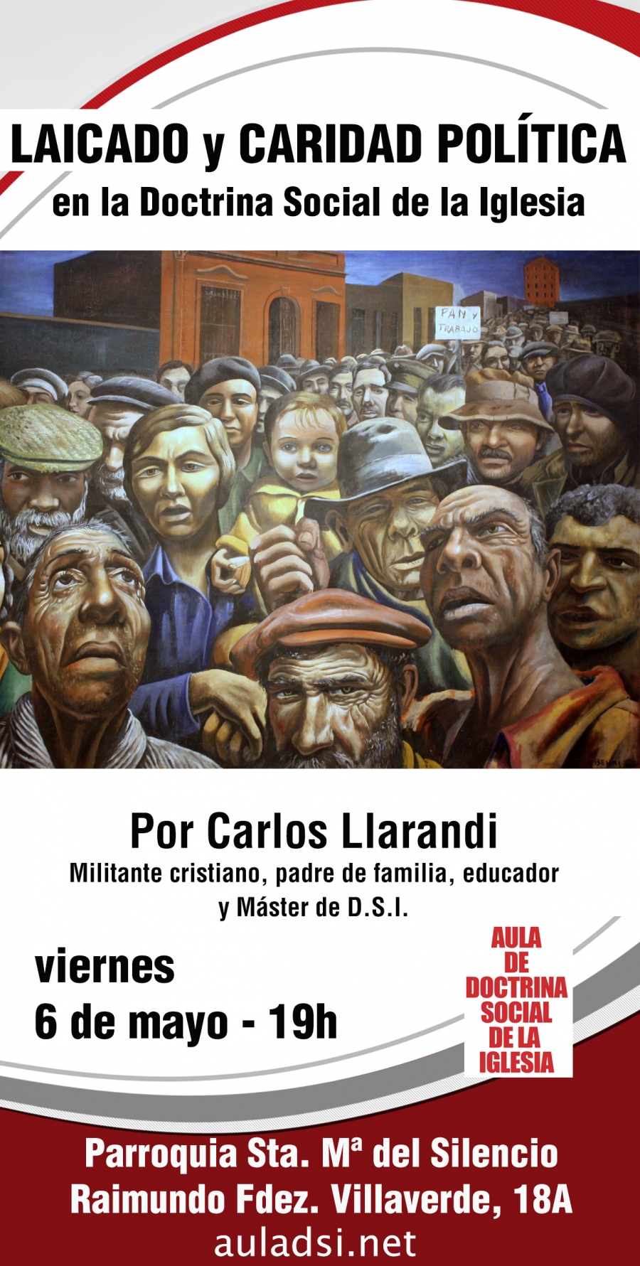 Continúan las actividades del Aula de Doctrina Social en la iglesia de Santa María del Silencio