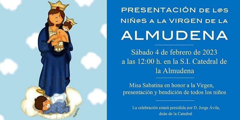 El Secretariado de Familia y Vida recupera la tradición de presentar niños a la Almudena