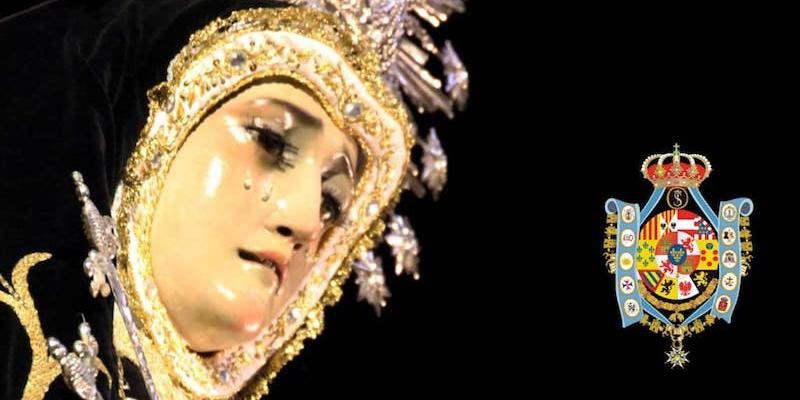 La Unión Musical Santa Cecilia, de Dosbarrios, acompaña a María Santísima de los Siete Dolores en el Viernes Santo