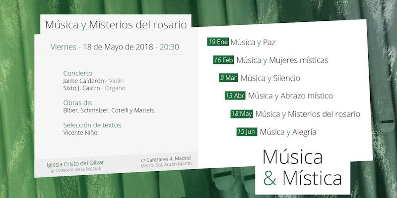 Santo Cristo del Olivar acoge una nueva sesión del ciclo &#039;Música y Mística&#039;