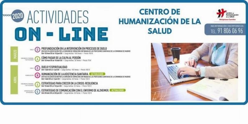 El Centro de Humanización de la Salud ofrece numerosos cursos formativos on line