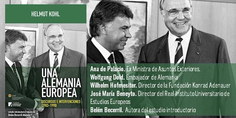 'Alemania en la Uni&oacute;n Europea' centra el debate de una mesa redonda que analiza los discursos e intervenciones de Helmut Kohl