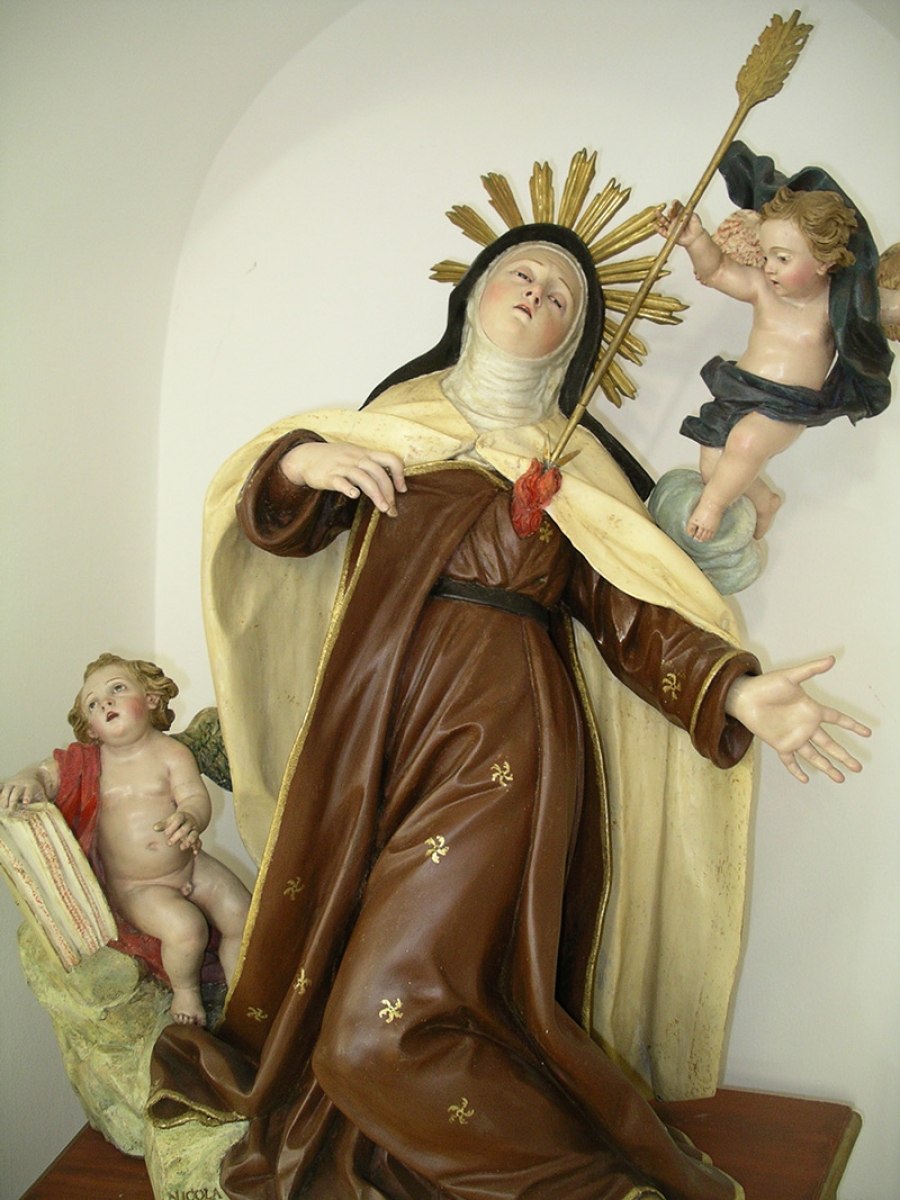 Celebraci&oacute;n de la fiesta de santa Teresa de Jes&uacute;s en el monasterio de las Carmelitas de Ponzano