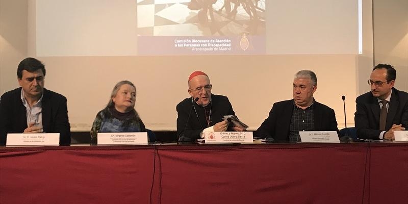 El cardenal Osoro presenta la guía de discapacidad: «Hay que hacer una sociedad de la inclusión»