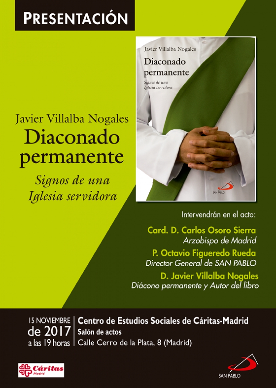 El cardenal Osoro presenta el libro 'Diaconado permanente'