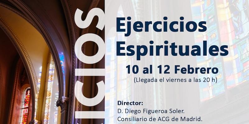 Diego Figueroa acompaña en febrero una tanda de ejercicios espirituales para jóvenes y adultos organizada por ACGM