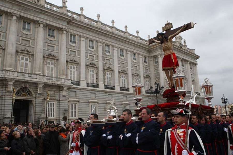 El Martes Santo se proceder&aacute; al traslado del Cristo de los Alabarderos al Palacio Real para su salida procesional