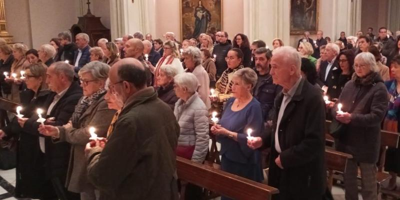 El cardenal Cobo preside la Misa de la Asociación de Belenistas de Madrid con motivo de la fiesta de la Candelaria