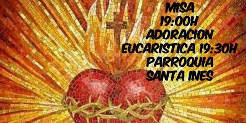 Santa In&eacute;s de Villaverde Alto conmemora la festividad del Sagrado Coraz&oacute;n de Jes&uacute;s con una solemne Eucarist&iacute;a