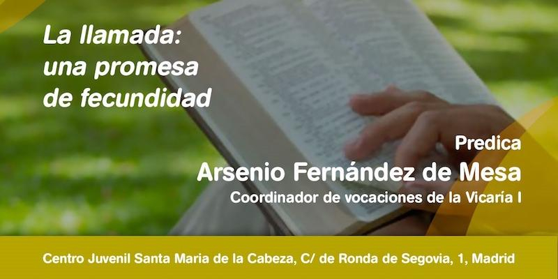 Arsenio Fernández de Mesa predica este sábado un retiro para jóvenes en el Centro Juvenil Santa María de la Cabeza