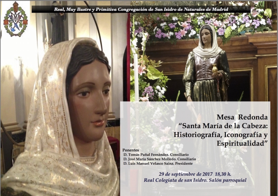 La colegiata ofrece una mesa redonda sobre santa Mar&iacute;a de la Cabeza