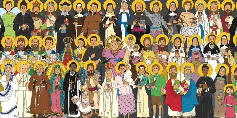 La Adoraci&oacute;n Nocturna Femenina Espa&ntilde;ola celebra la fiesta de Todos los Santos en San Mart&iacute;n de Tours