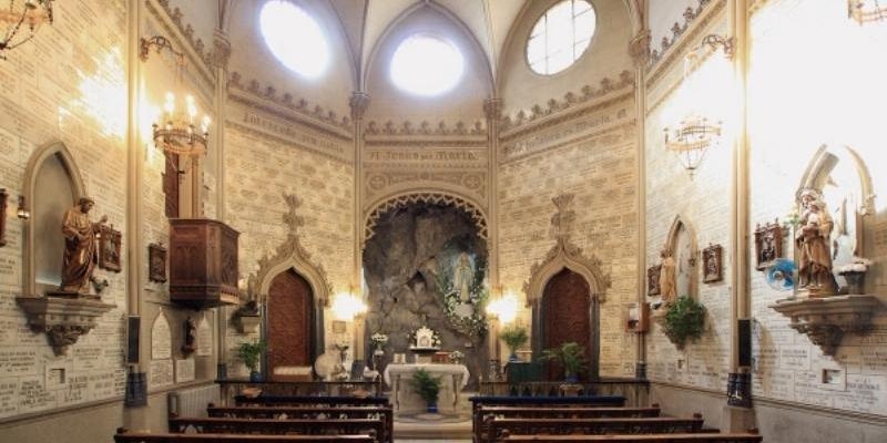 El vicario episcopal de la VII preside en el oratorio de Nuestra Se&ntilde;ora de Lourdes la Misa en honor a su titular