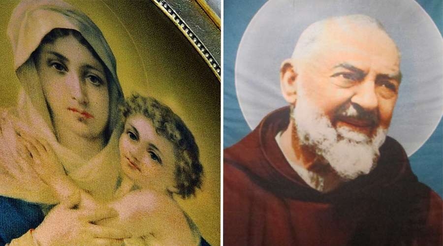 Imagen de la Virgen y del Padre Pío acompañan al submarino argentino desaparecido