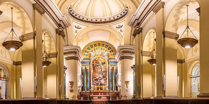 El vicario episcopal de la III, &Aacute;ngel L&oacute;pez Blanco, preside en San Gin&eacute;s una Misa solemne en honor al titular del templo