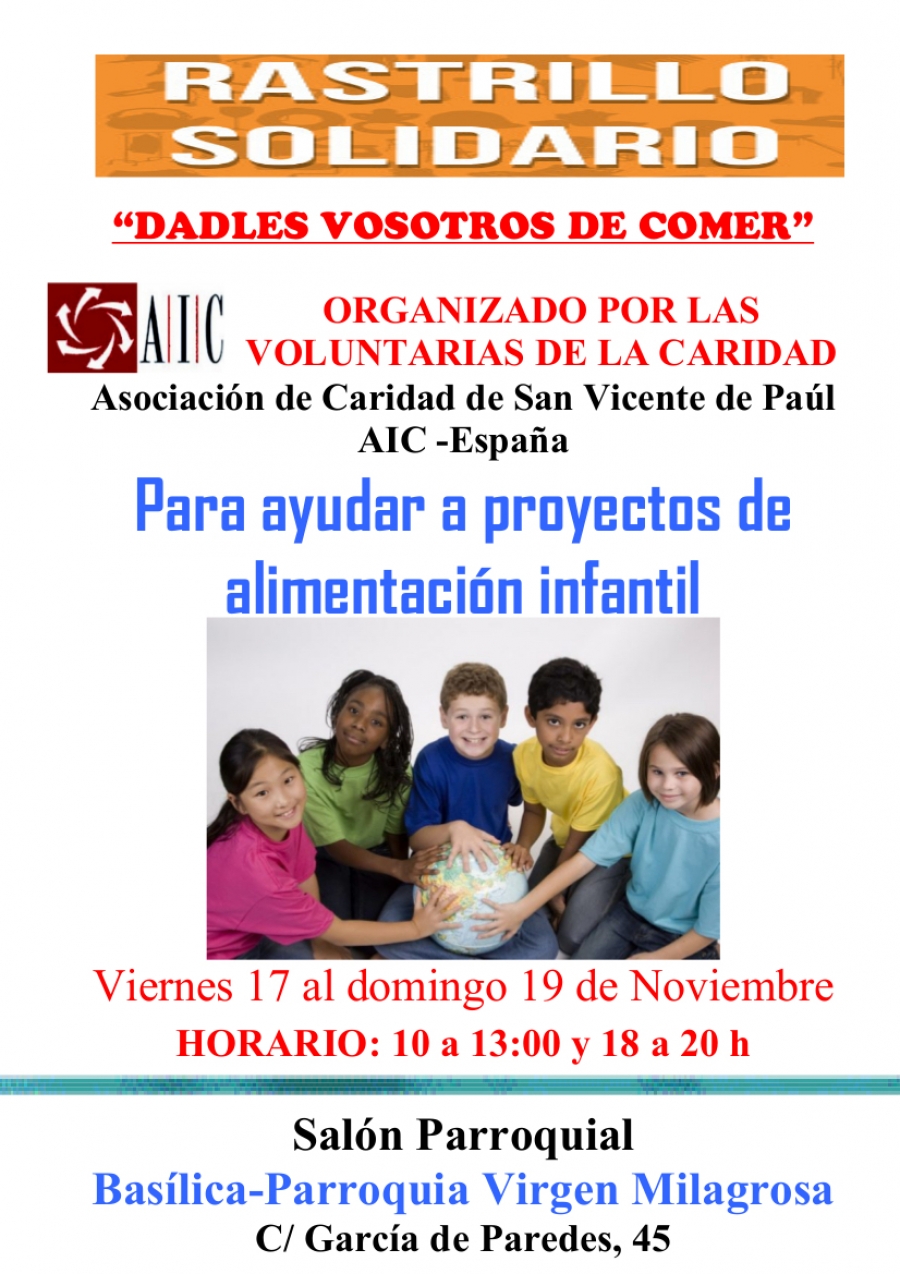 Las voluntarias de AIC organizan un rastrillo solidario en La Milagrosa