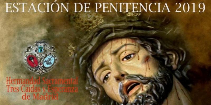 El Sant&iacute;simo Cristo de las Tres Ca&iacute;das procesiona en el Mi&eacute;rcoles Santo