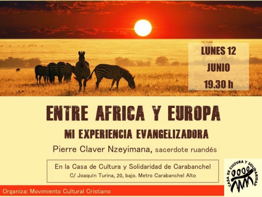 El sacerdote ruand&eacute;s Pierre Claver Nzyimana habla de su experiencia evangelizadora