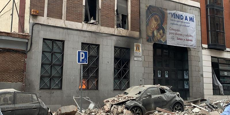 Madrid recuerda la explosión de un edificio de Virgen de la Paloma y a las víctimas en el primer aniversario