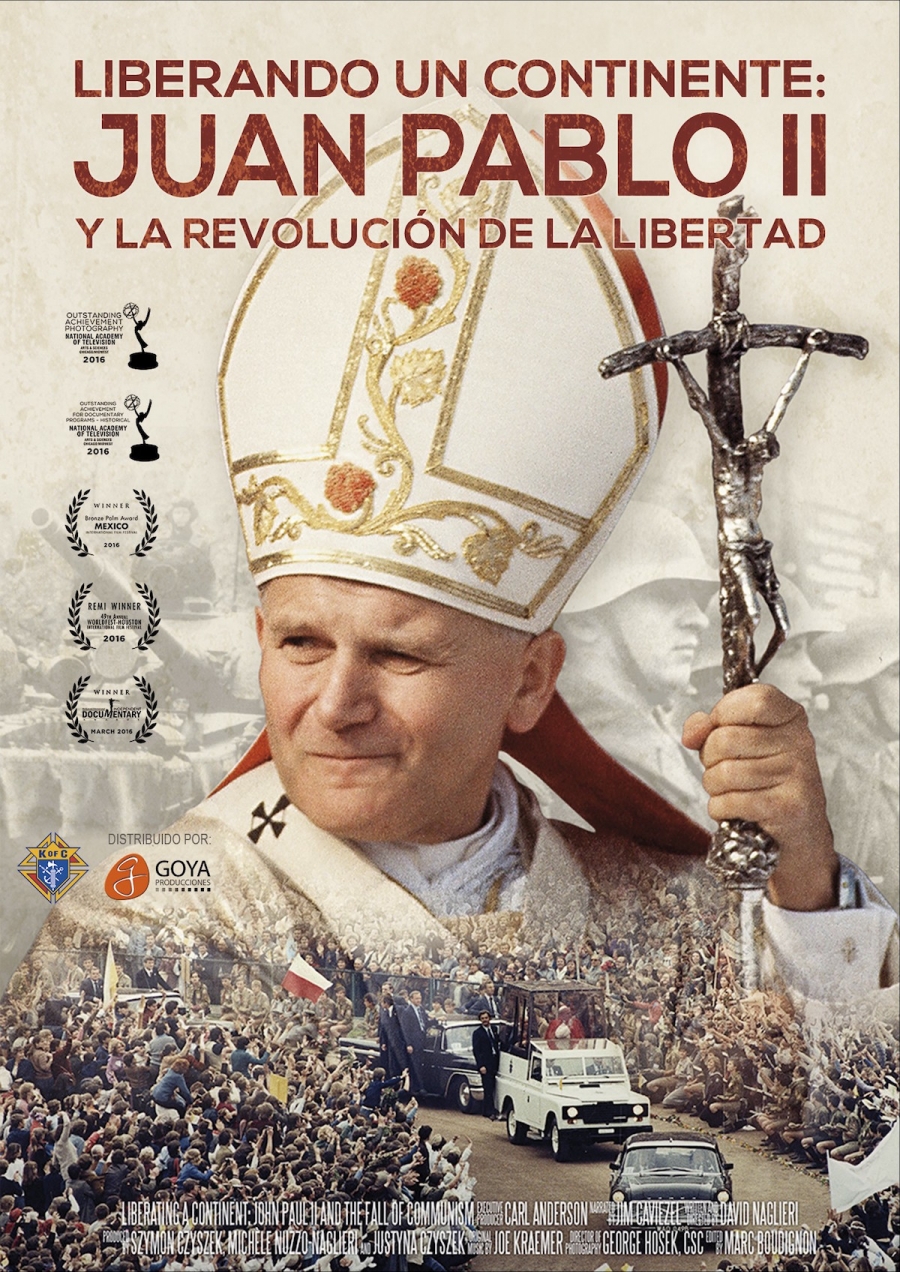 La bas&iacute;lica de San Miguel acoge la proyecci&oacute;n de un documental sobre san Juan Pablo II