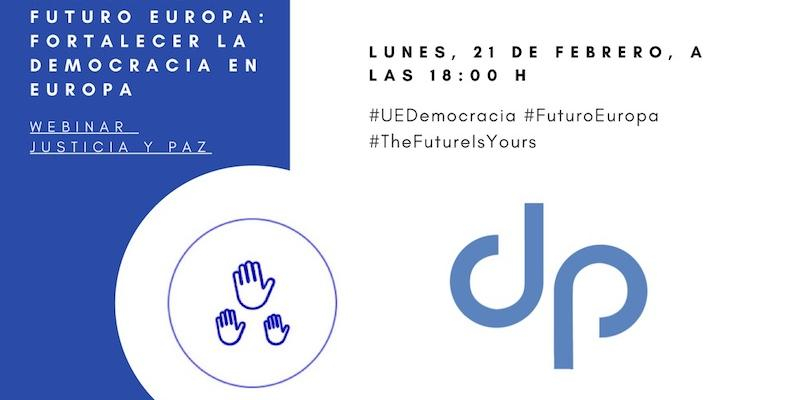 Ram&oacute;n J&aacute;uregui y Manuel Bru participan en un 'webinar' de Justicia y Paz sobre el futuro de Europa